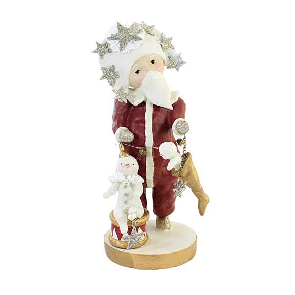 Dee Foust-Harvey St. Nick's Sidekicks Polyresin Christmas Snowman Santa 81137