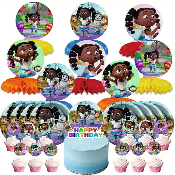 Dee & Friends in Oz Party Supplies Decor Plates Fans Decorations Honeycomb Centerpieces Cake Toppers