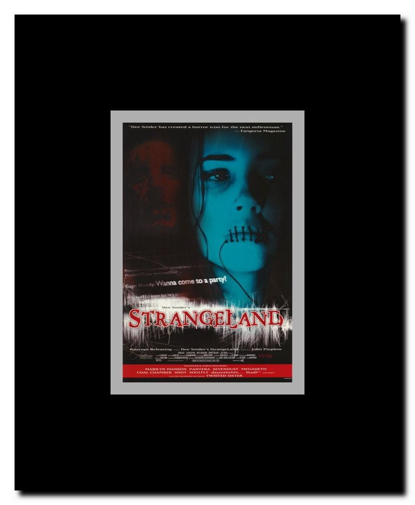 Dee Snider's StrangeLand Framed Movie Poster