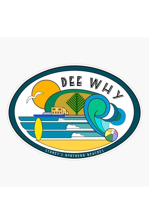 Dee Why Beach Sydney Travel Sticker