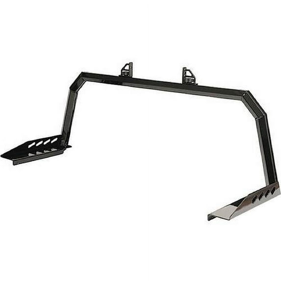 Dee Zee 99-15 F250/F350 Super Duty without Mesh Black Aluminum Cab Rack