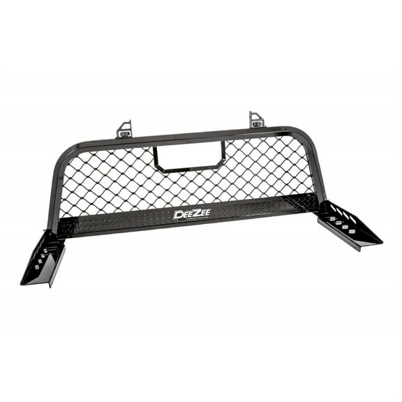 Dee Zee Aluminum Mesh Cargo Cab Rack for 2013-2019 Dodge/Ram, Black