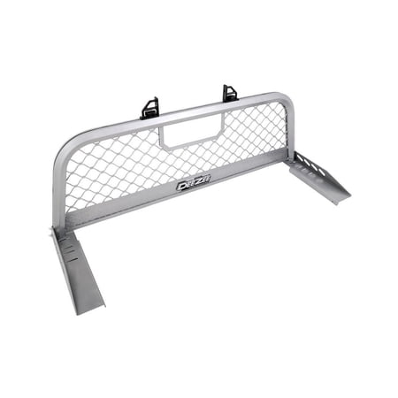 Dee Zee D37-DZ95072R Silver Aluminum Cargo Management Cab Rack Fits select: 2017-2019,2021-2022 FORD F250