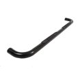 thumbnail image 1 of Dee Zee DZ374291 UltraBlack Powder Coated Steel Side Steps 3 in. Round Cab Length; Fits select: 2019 FORD F150 SUPERCREW, 2016-2018 FORD F150, 1 of 3