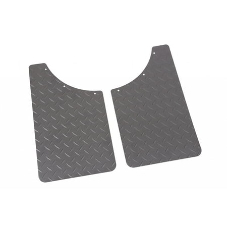 Dee-Zee Mud Flaps For Toyota 4Runner 2009-2021 | TXB/RMF | 11In X 19In | w/ Radius Notch | Textured Black