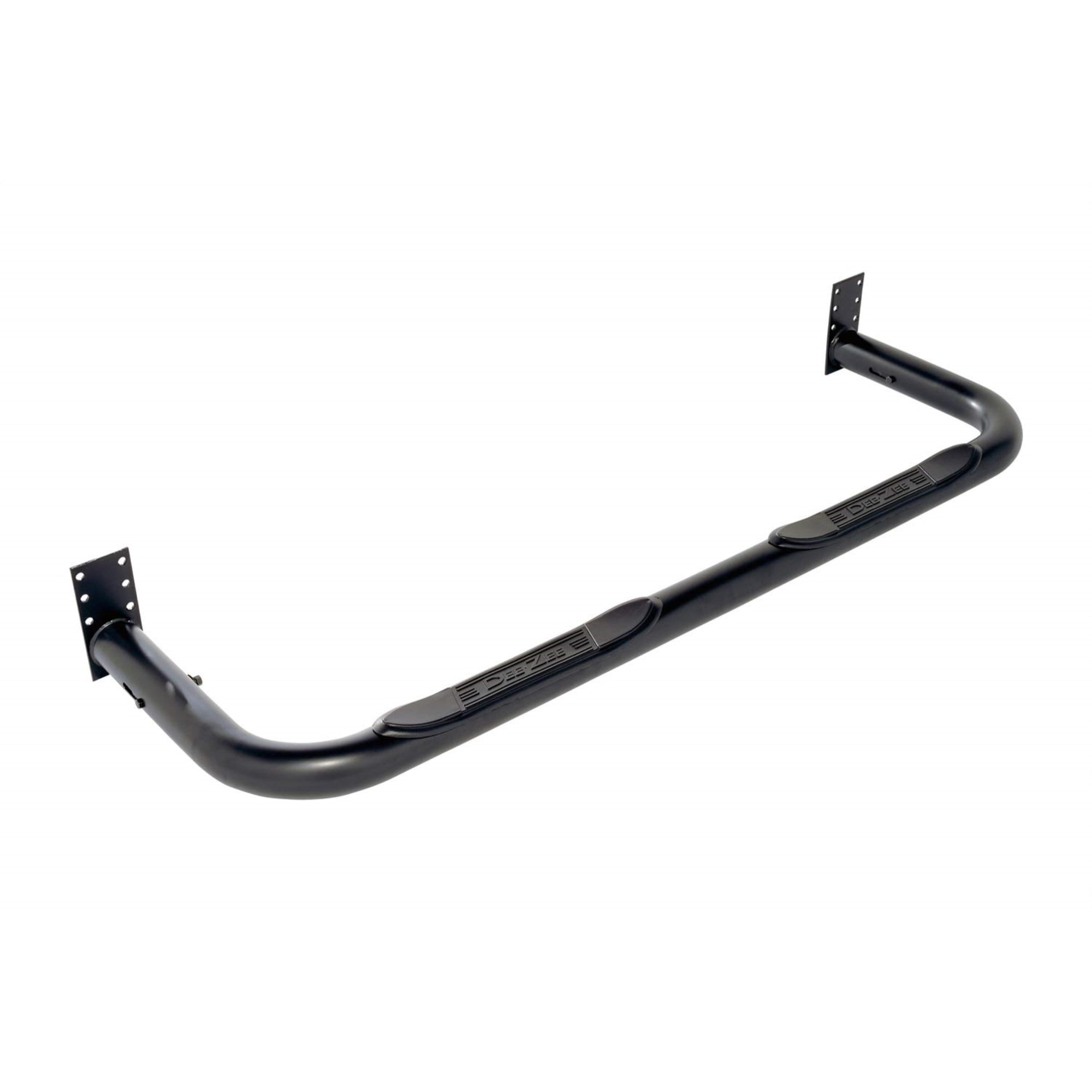 Dee Zee Universal Round Steel Side Steps Black Nerf Bars, 3"