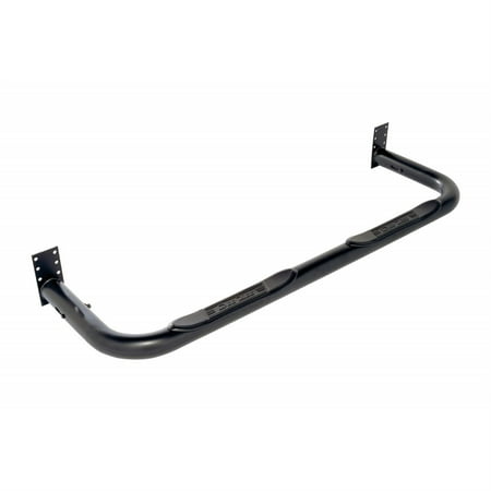 Dee Zee Universal Round Steel Side Steps Black Nerf Bars, 3"