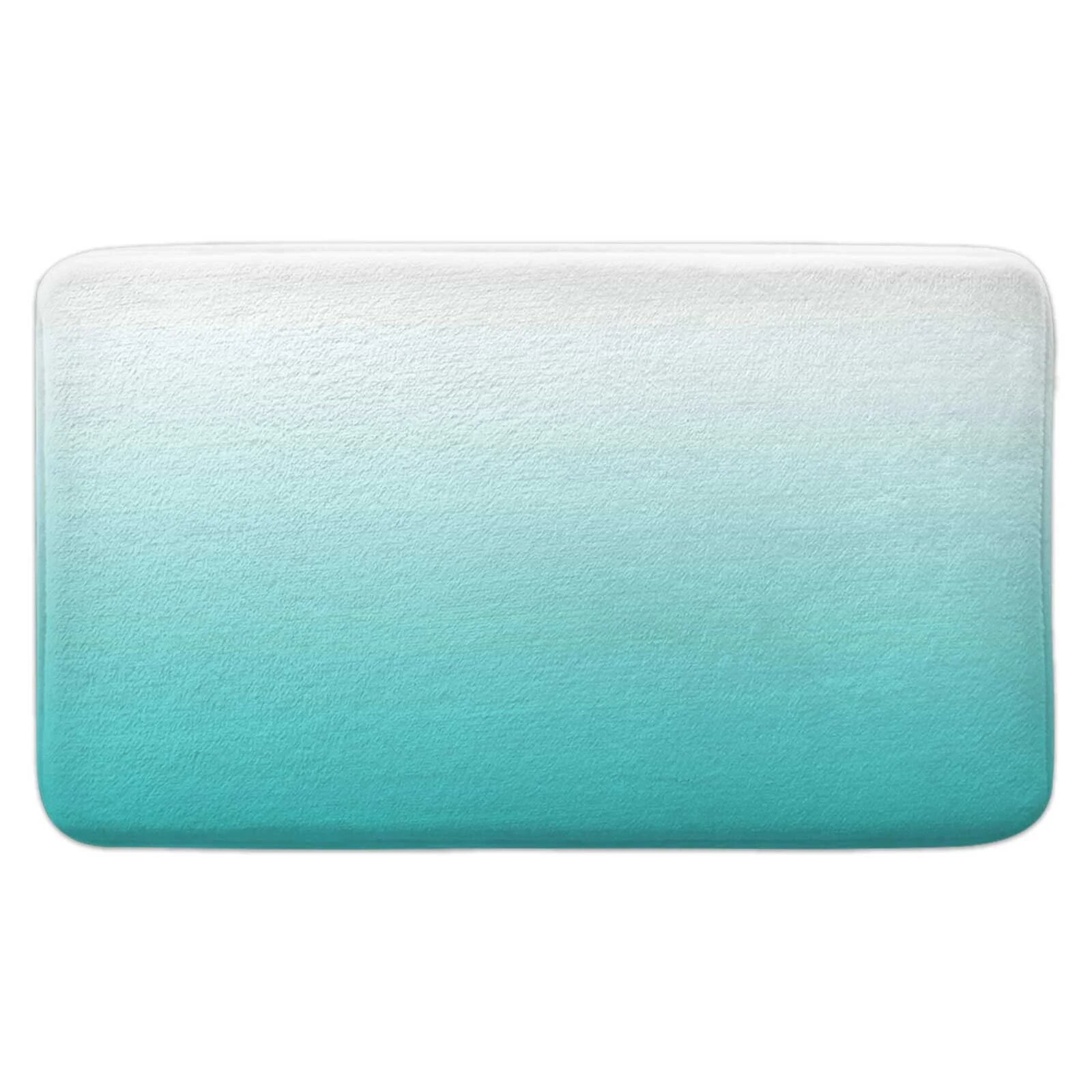 DeeCabin Teal Bathroom Rugs Soft Bath Mat Non-Slip Floor Mat for Bathroom Living Room Bedroom 16 x 24 Inches