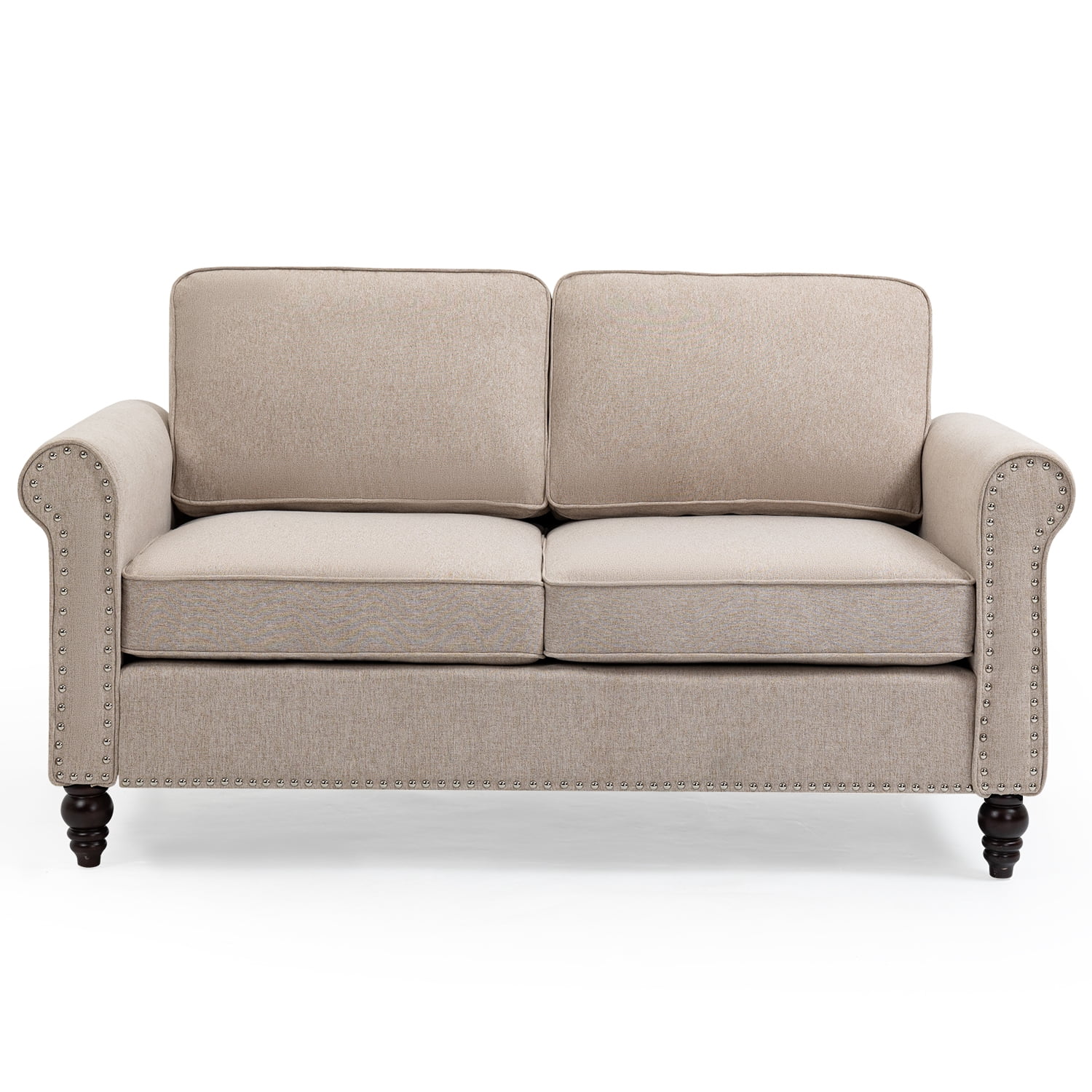 DeeHome 45 inch, 2 Seater Loveseat Sofa, Mid Century Modern Couches for Living Room, Button Tufted Sofa