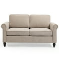 thumbnail image 1 of DeeHome 45 inch, 2 Seater Loveseat Sofa, Mid Century Modern Couches for Living Room, Button Tufted Sofa, 1 of 6