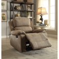 thumbnail image 1 of DeeHome ACME Bina Recliner (Motion) in Taupe Polished Microfiber 59527, 1 of 5