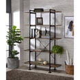 thumbnail image 1 of DeeHome ACME Nefo Bookcase in Rustic Oak & Black Finish OF00172, 1 of 3