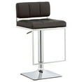 thumbnail image 1 of DeeHome Black and Chrome Adjustable Bar Stool, 1 of 7
