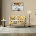 thumbnail image 1 of DeeHome Cuneo 47 Loveseat-Yellow, 1 of 9