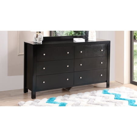 DeeHome Glory Furniture Burlington G2450-D Dresser , Black