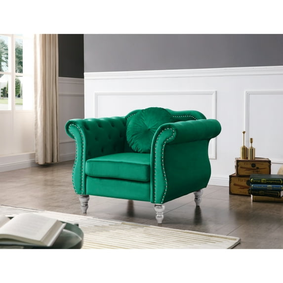 DeeHome Glory Furniture Hollywood G0662A-C Chair , GREEN