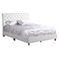 thumbnail image 1 of DeeHome Glory Furniture Maxx G1938-FB-UP Tufted Upholstered Bed , WHITE, 1 of 1