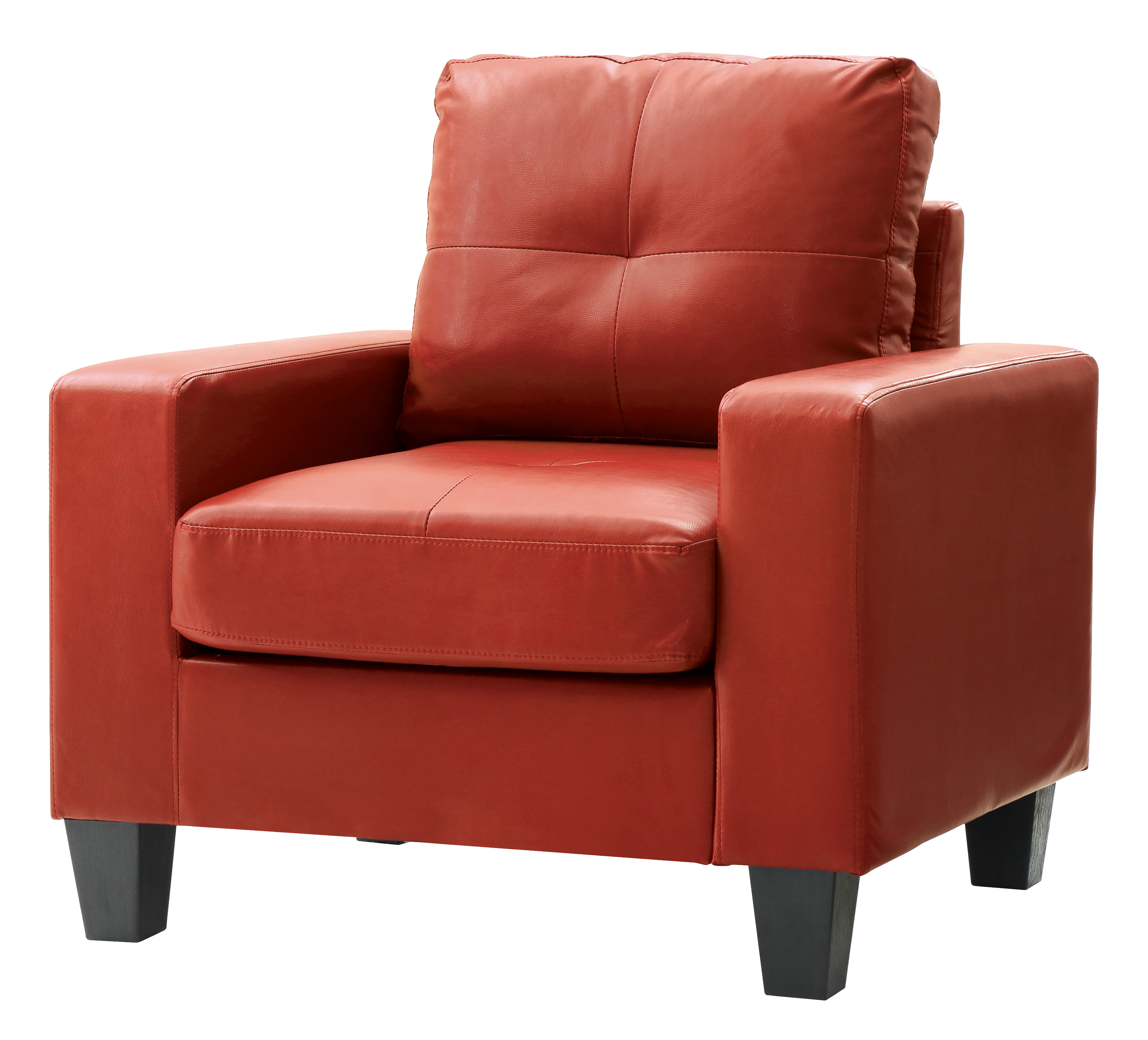 DeeHome Glory Furniture Newbury G465A-C Newbury Club Chair , RED