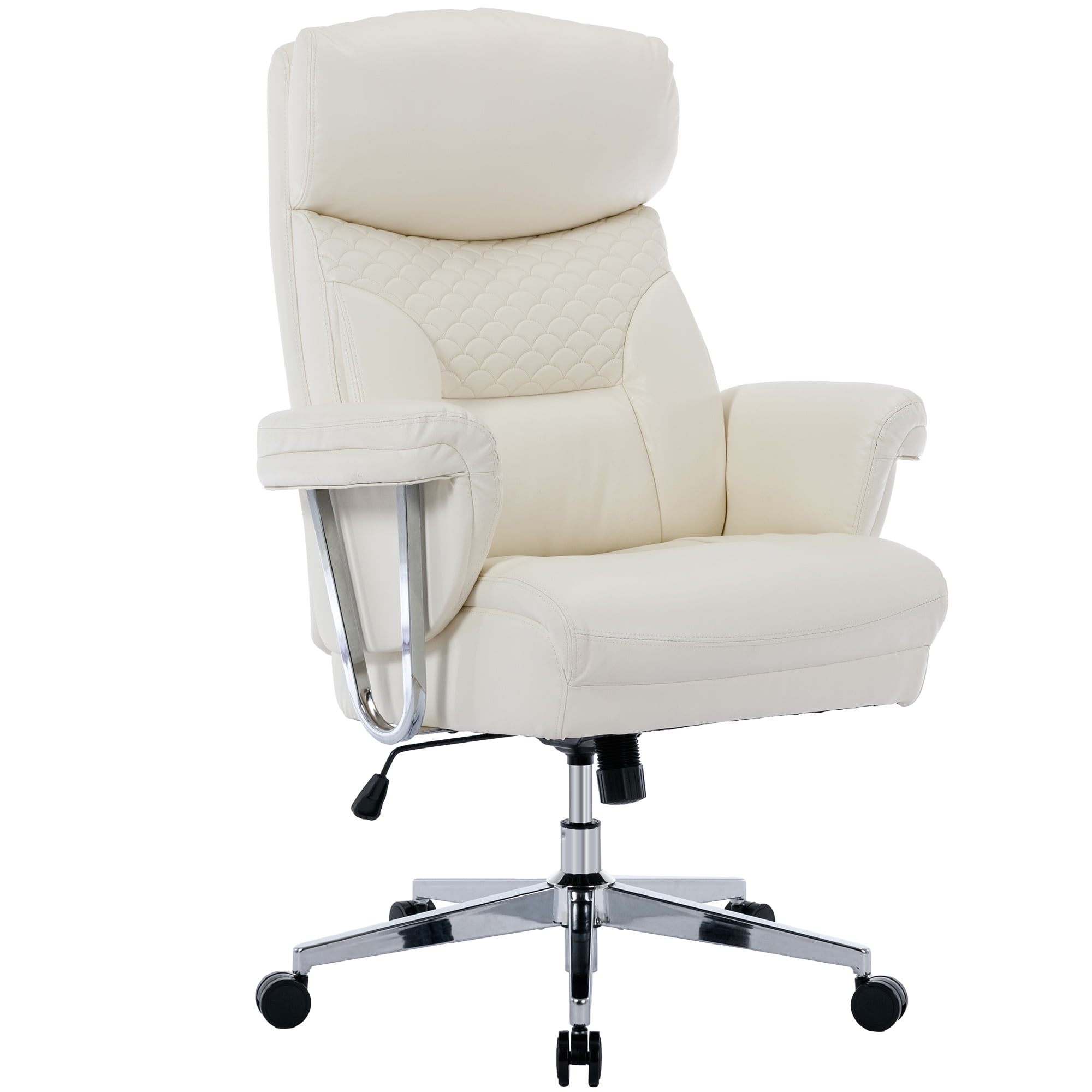 DeeHome High Back Executive Office Chair 300lbsErgonomic Leather