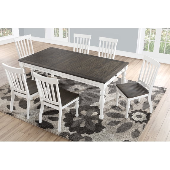DeeHome Joanna - 5 Piece Dining Set - Two Tone