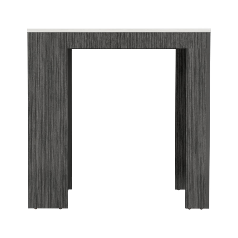 DeeHome Kitchen Island Doyle, Kitchen, Smokey Oak / Ibiza Marble