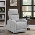 thumbnail image 1 of DeeHome Lyle Grey Tufted Power Lift Recliner, 1 of 9