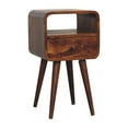 thumbnail image 1 of DeeHome Mini Chestnut Curve Open Bedside, 1 of 9