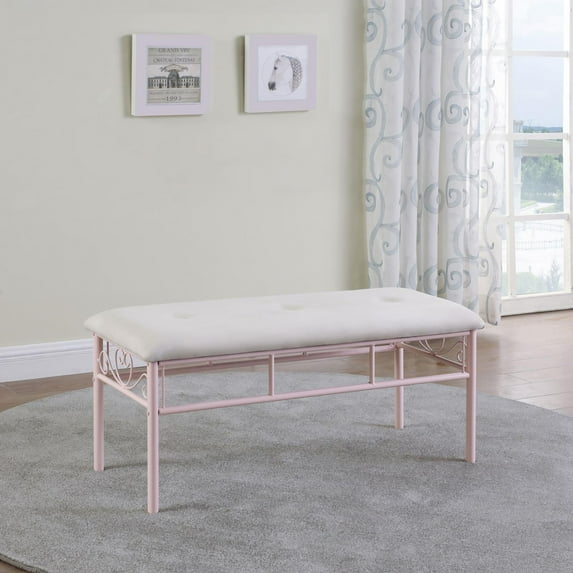 DeeHome Powder Pink Bench