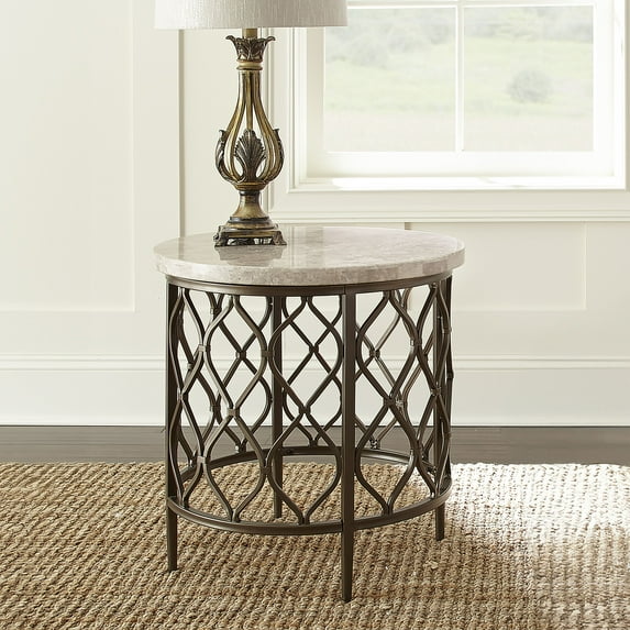 DeeHome Roland - End Table - White