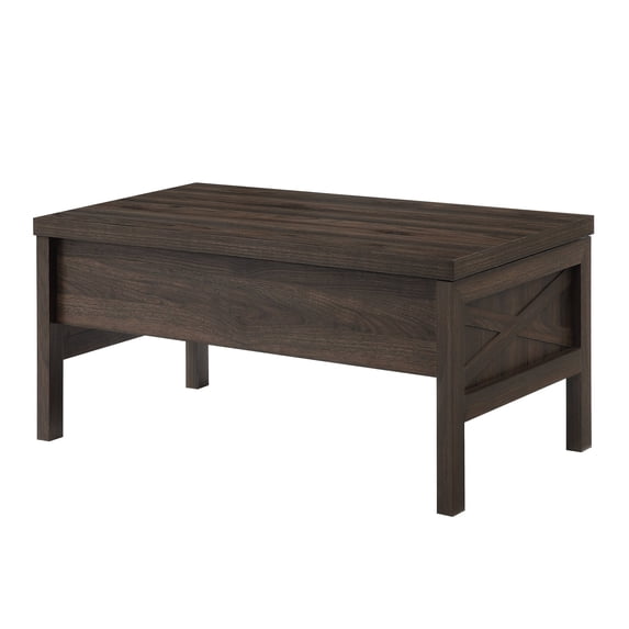 DeeHome Walnut Coffee Table with Lift Top