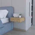 thumbnail image 1 of DeeHome Wesley Macadamia Wall-Mounted Floating Nightstand, 1 of 7