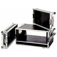 thumbnail image 1 of Fly Drive Case For 4U Space Standard Low Profile DJ 19-in Amplifier or Effects Units or Similarly Sized Equipment w/Laptop Shelf w/Wheels, 1 of 4