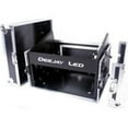 thumbnail image 1 of DeeJay  Fly Drive Case 8u Space Slant Mixer Rack & 4 u Space Vertical Rack System with Full AC Door, 1 of 1