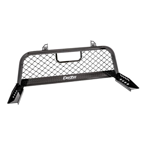 DeeZee Aluminum Truck Headache Rack - Black; For Full Sized Trucks (DZ95050RB) Fits select: 2015-2016 FORD F150, 1999-2018 CHEVROLET SILVERADO