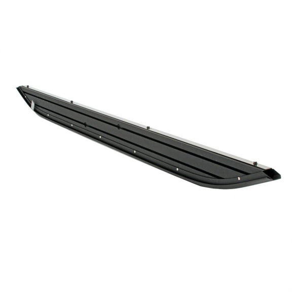Deezee Universal Running Board Universal Cross Utility Vehicle NXc (Stainless Top w Blk Trim)