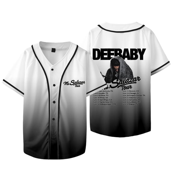 Deebaby Ms Salazar Tour Baseball Jersey Merch Personalized Baseball Shirts Unisex Sports Uniform