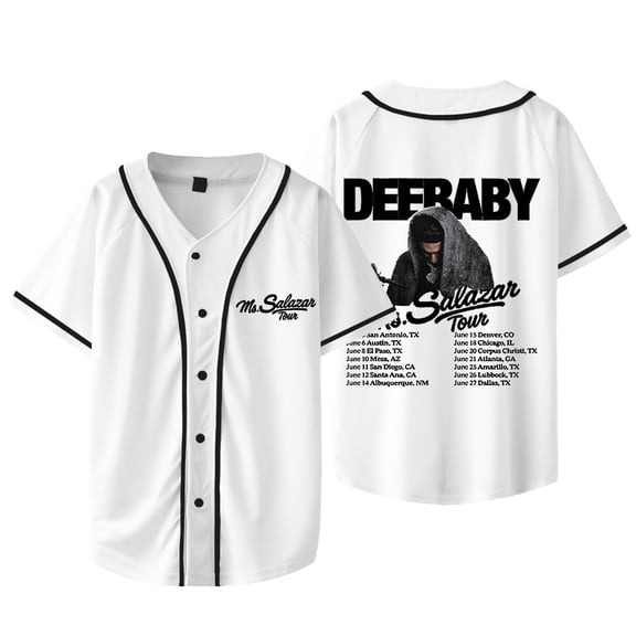 Deebaby Ms Salazar Tour Baseball Jersey Merch Personalized Baseball Shirts Unisex Sports Uniform