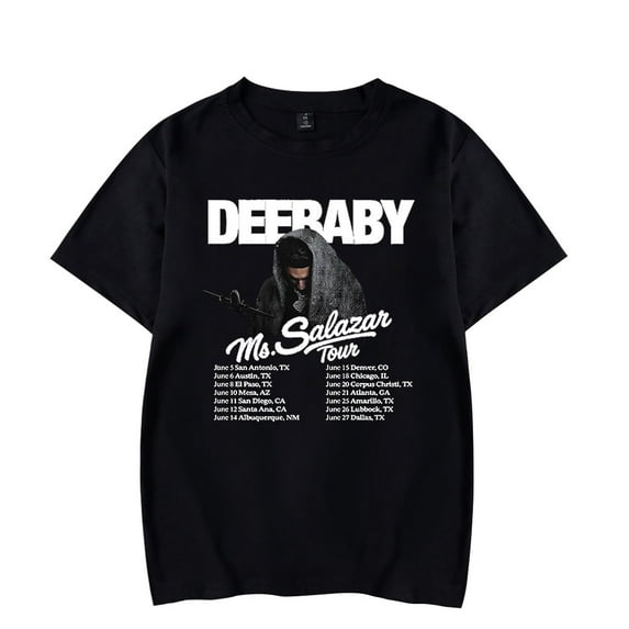 Deebaby Ms Salazar Tour Merch T-Shirts Women Men Cosplay Streetwear Tops Short Sleeve Tee