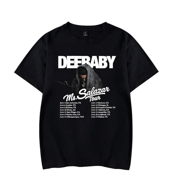 Deebaby Ms Salazar Tour Merch T-Shirts Women Men Cosplay Streetwear Tops Short Sleeve Tee