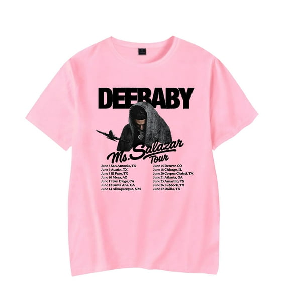 Deebaby Ms Salazar Tour Merch T-Shirts Women Men Cosplay Streetwear Tops Short Sleeve Tee