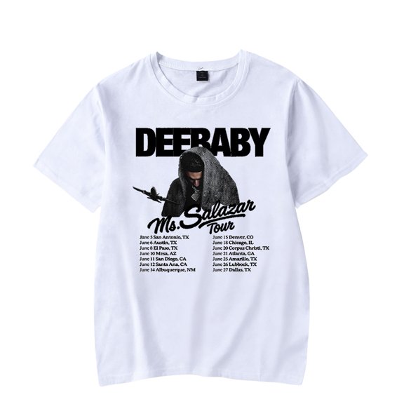 Deebaby Ms Salazar Tour Merch T-Shirts Women Men Cosplay Streetwear Tops Short Sleeve Tee