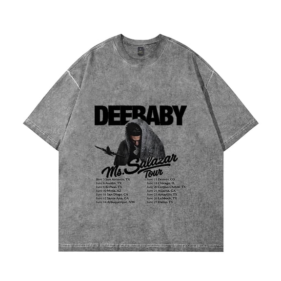Deebaby Ms Salazar Tour Tee Merch Men Women Vintage Wash Short Sleeve