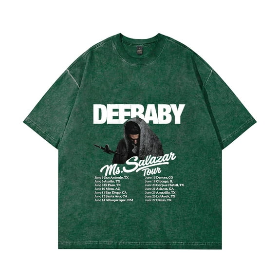 Deebaby Ms Salazar Tour Tee Merch Men Women Vintage Wash Short Sleeve