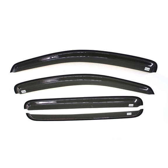 Deebior 94054 4Pcs Side Window Wind Deflector Outside Mount Style Nice Sun Rain Guards Set Window Visor fit for 2002 - 2008 Ford Crown Victoria (Long Rears)