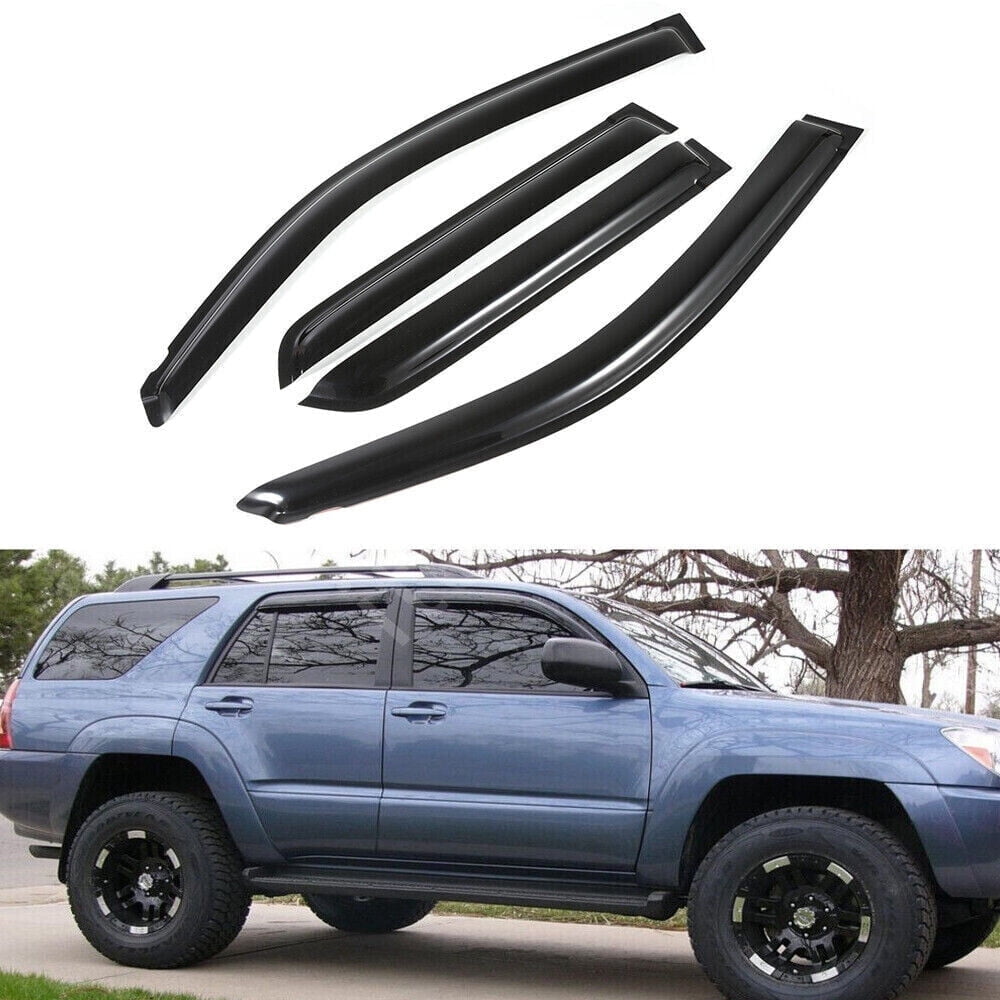 Deebior 94924 4pcs Rain Guards Set, Outside Mount Window Deflectors ...