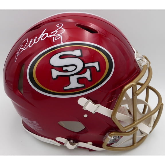 Deebo Samuel Autographed San Francisco 49ers Flash Red Authentic Full Size Speed Helmet Fanatics Holo #B802423