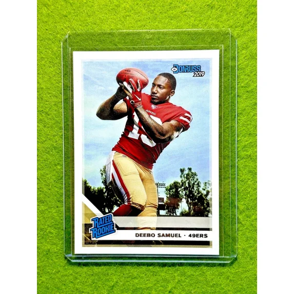 Deebo Samuel RATED ROOKIE CARD Jersey #19 San Francisco 49ers WR 2019 Donruss RC