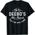 thumbnail image 1 of Deebo's Bike Rental Funny Creative Graphic T-Shirt, 1 of 3