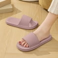 thumbnail image 1 of Deeceymbur 1 Pair of Pillow Slippers for Women Men - Non-Slip Bathroom Shower Sandals with Soft Thick Soles, Indoor/Outdoor Slides for Comfortable Wear, 1 of 7
