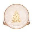 thumbnail image 1 of Deeceymbur 10 Pcs Christmas Tree Round Paper Plates Disposable Holiday Tableware, 1 of 6